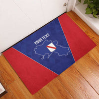 Personalized Italy Campania Rubber Doormat Inspiration Flags Style