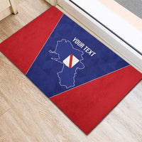 Personalized Italy Campania Rubber Doormat Inspiration Flags Style
