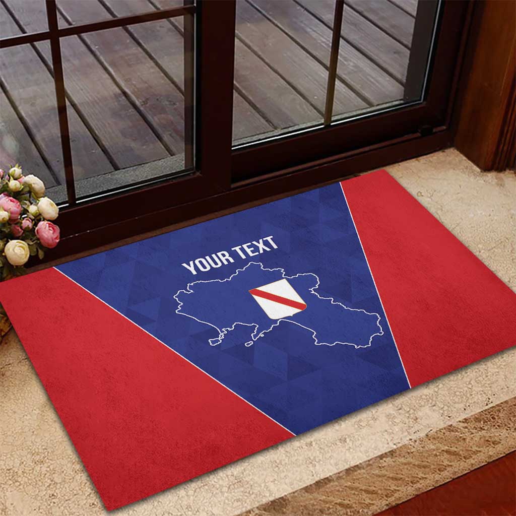 Personalized Italy Campania Rubber Doormat Inspiration Flags Style