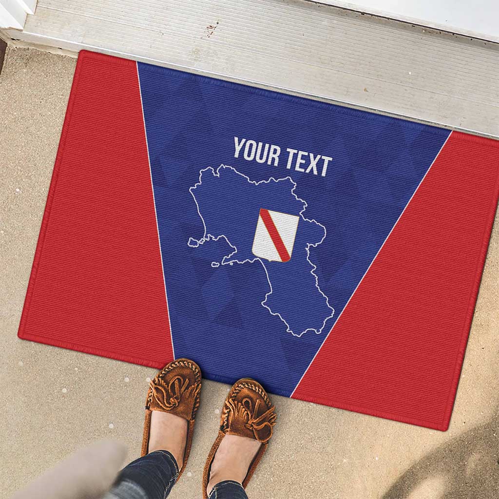 Personalized Italy Campania Rubber Doormat Inspiration Flags Style