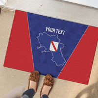 Personalized Italy Campania Rubber Doormat Inspiration Flags Style