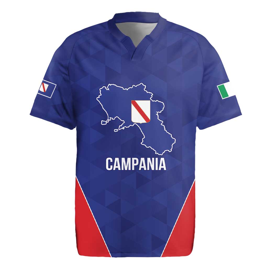 Personalized Italy Campania Rugby Jersey Inspiration Flags Style