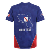 Personalized Italy Campania Rugby Jersey Inspiration Flags Style