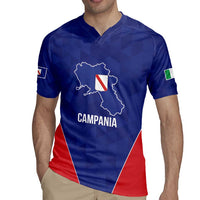 Personalized Italy Campania Rugby Jersey Inspiration Flags Style