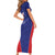 Personalized Italy Campania Short Sleeve Bodycon Dress Inspiration Flags Style