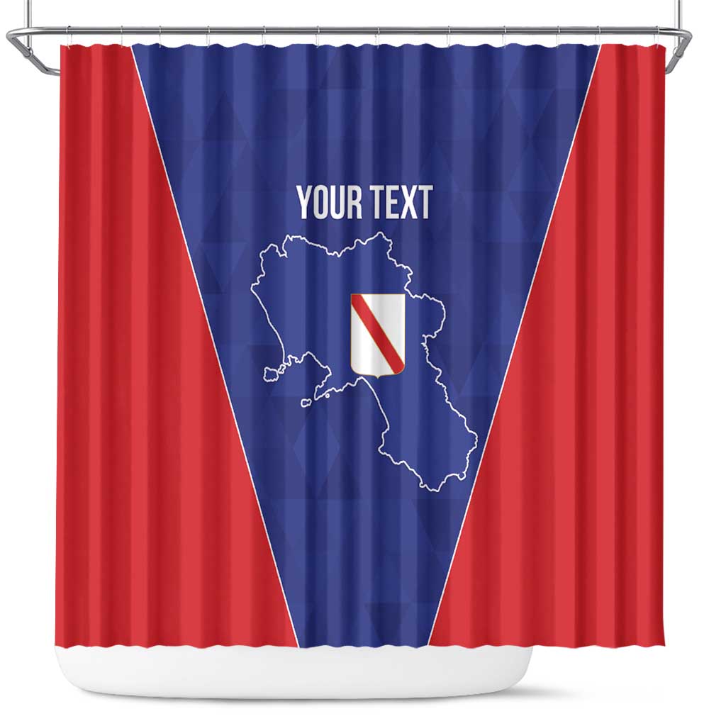 Personalized Italy Campania Shower Curtain Inspiration Flags Style