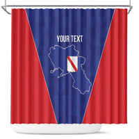 Personalized Italy Campania Shower Curtain Inspiration Flags Style