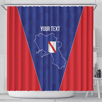 Personalized Italy Campania Shower Curtain Inspiration Flags Style