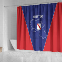 Personalized Italy Campania Shower Curtain Inspiration Flags Style