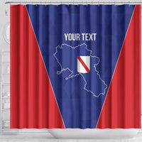 Personalized Italy Campania Shower Curtain Inspiration Flags Style