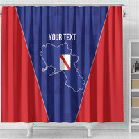 Personalized Italy Campania Shower Curtain Inspiration Flags Style