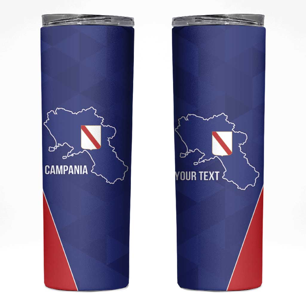 Personalized Italy Campania Skinny Tumbler Inspiration Flags Style