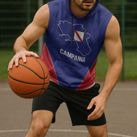 Personalized Italy Campania Sleeveless Hoodie Inspiration Flags Style - Wonder Print Shop