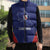 Personalized Italy Campania Sleeveless Puffer Jacket Inspiration Flags Style - Wonder Print Shop