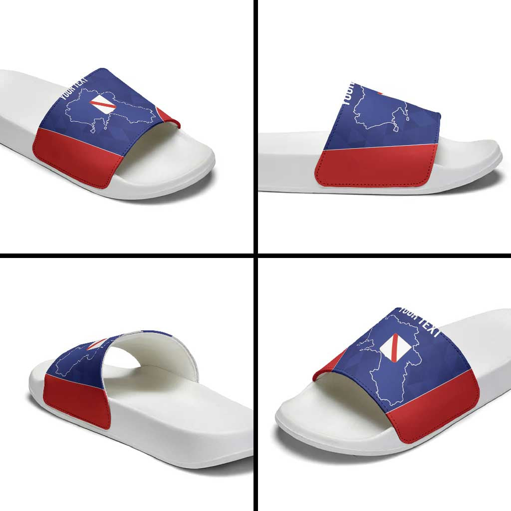 Personalized Italy Campania Slide Sandals Inspiration Flags Style - Wonder Print Shop