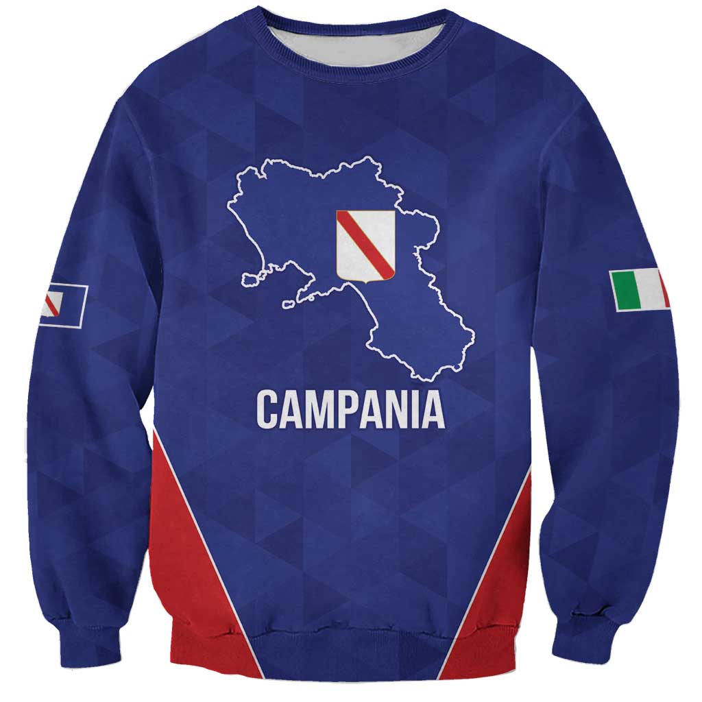 Personalized Italy Campania Sweatshirt Inspiration Flags Style