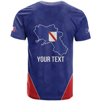 Personalized Italy Campania T Shirt Inspiration Flags Style