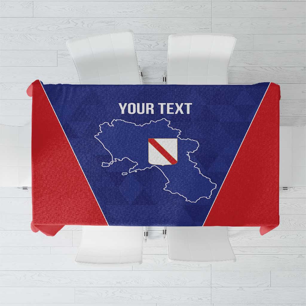 Personalized Italy Campania Tablecloth Inspiration Flags Style