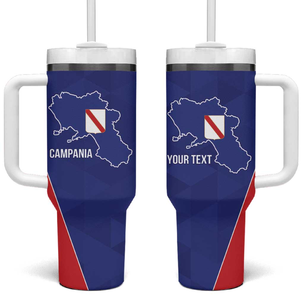Personalized Italy Campania Tumbler With Handle Inspiration Flags Style