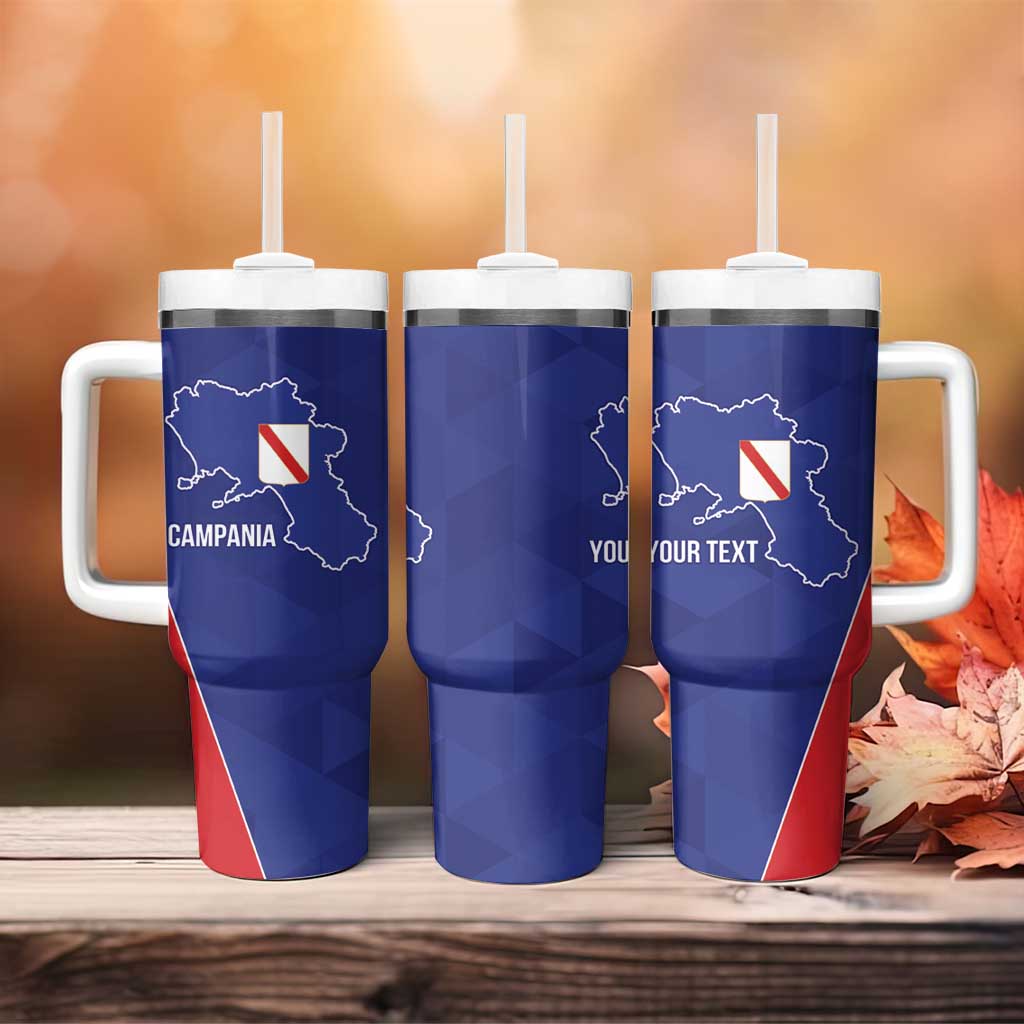 Personalized Italy Campania Tumbler With Handle Inspiration Flags Style