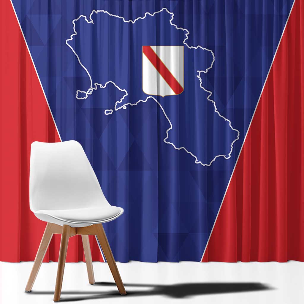 Personalized Italy Campania Window Curtain Inspiration Flags Style