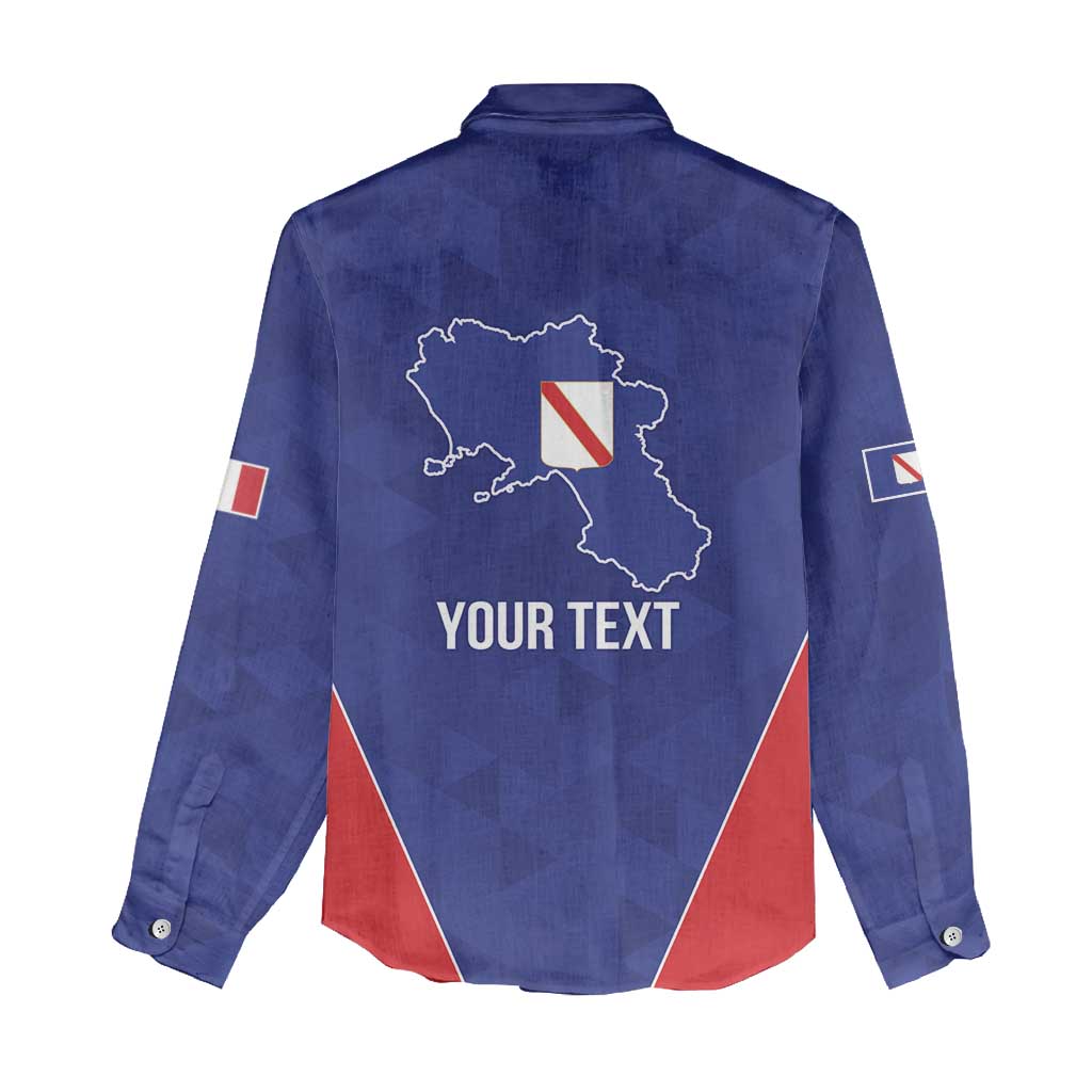 Personalized Italy Campania Women Casual Shirt Inspiration Flags Style