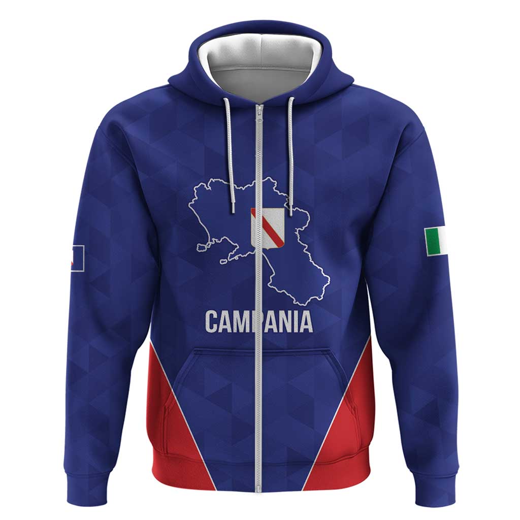 Personalized Italy Campania Zip Hoodie Inspiration Flags Style
