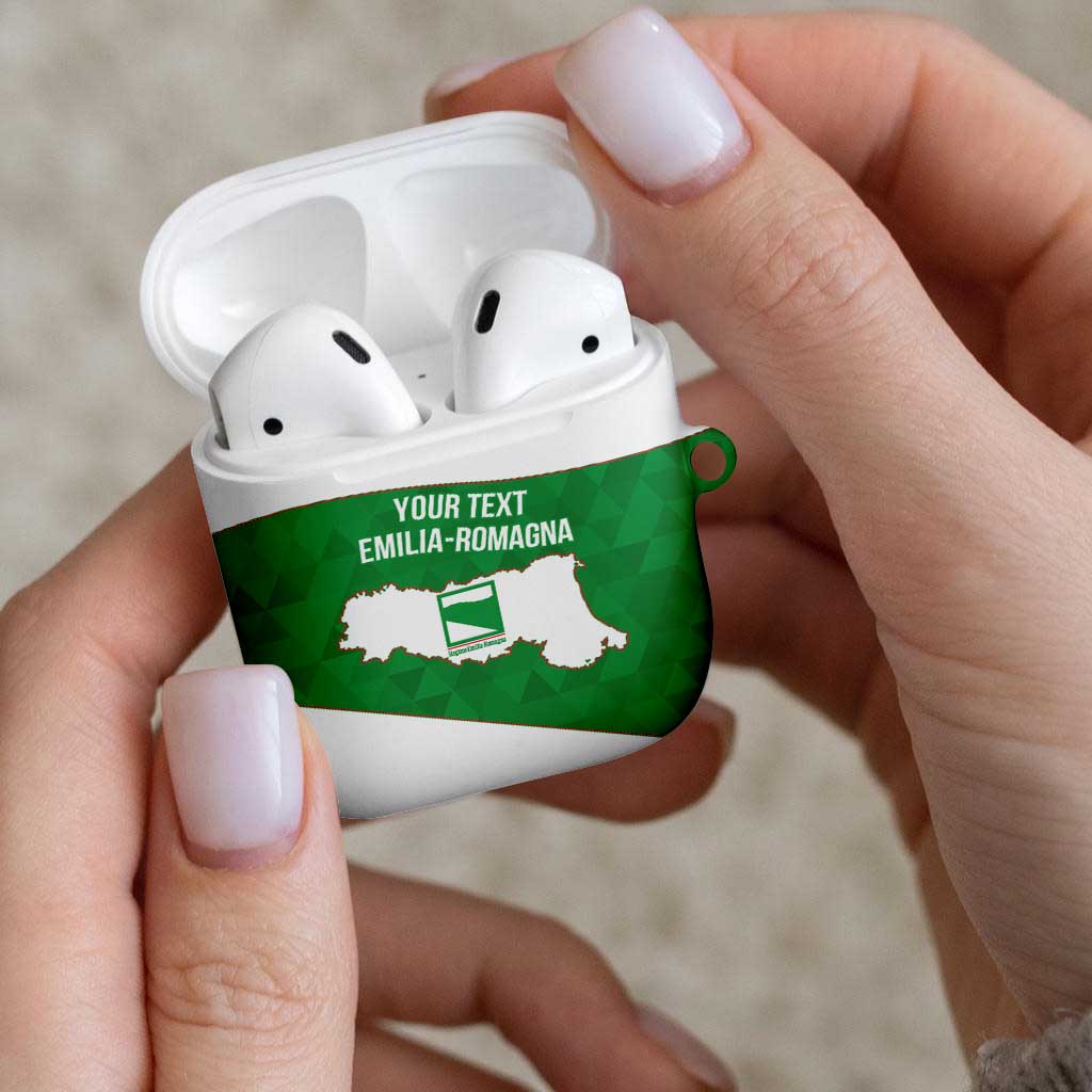 Personalized Italy Emilia-Romagna AirPods Case Inspiration Flags Style - Wonder Print Shop