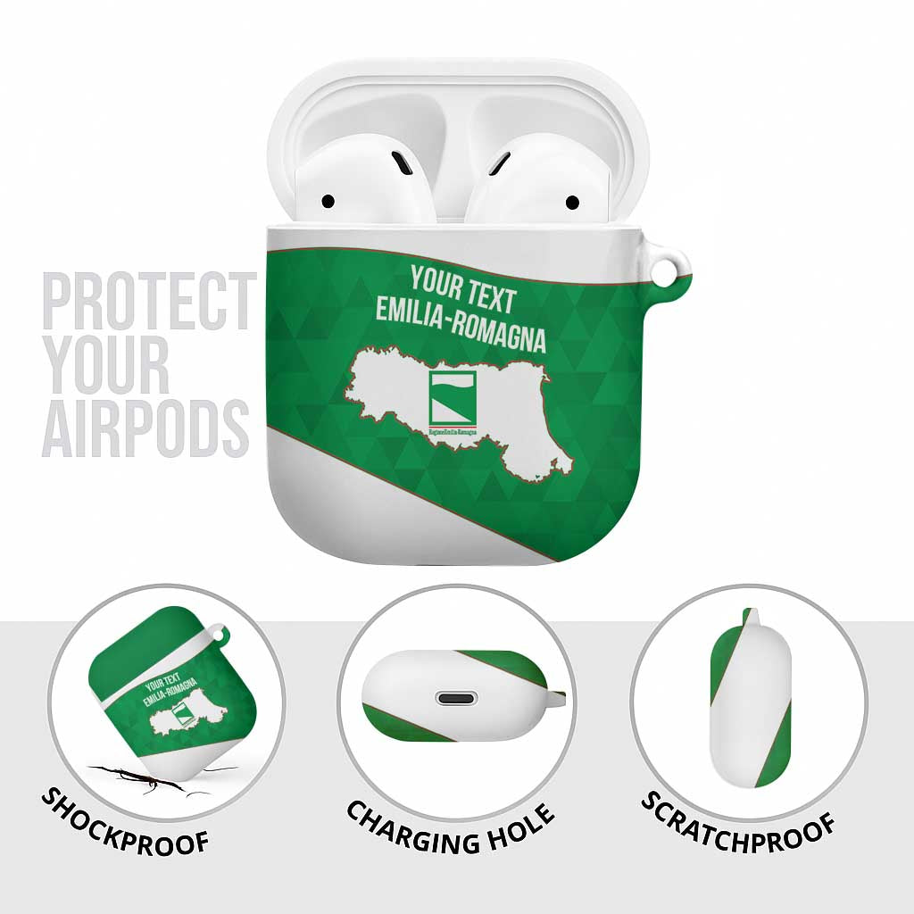 Personalized Italy Emilia-Romagna AirPods Case Inspiration Flags Style - Wonder Print Shop