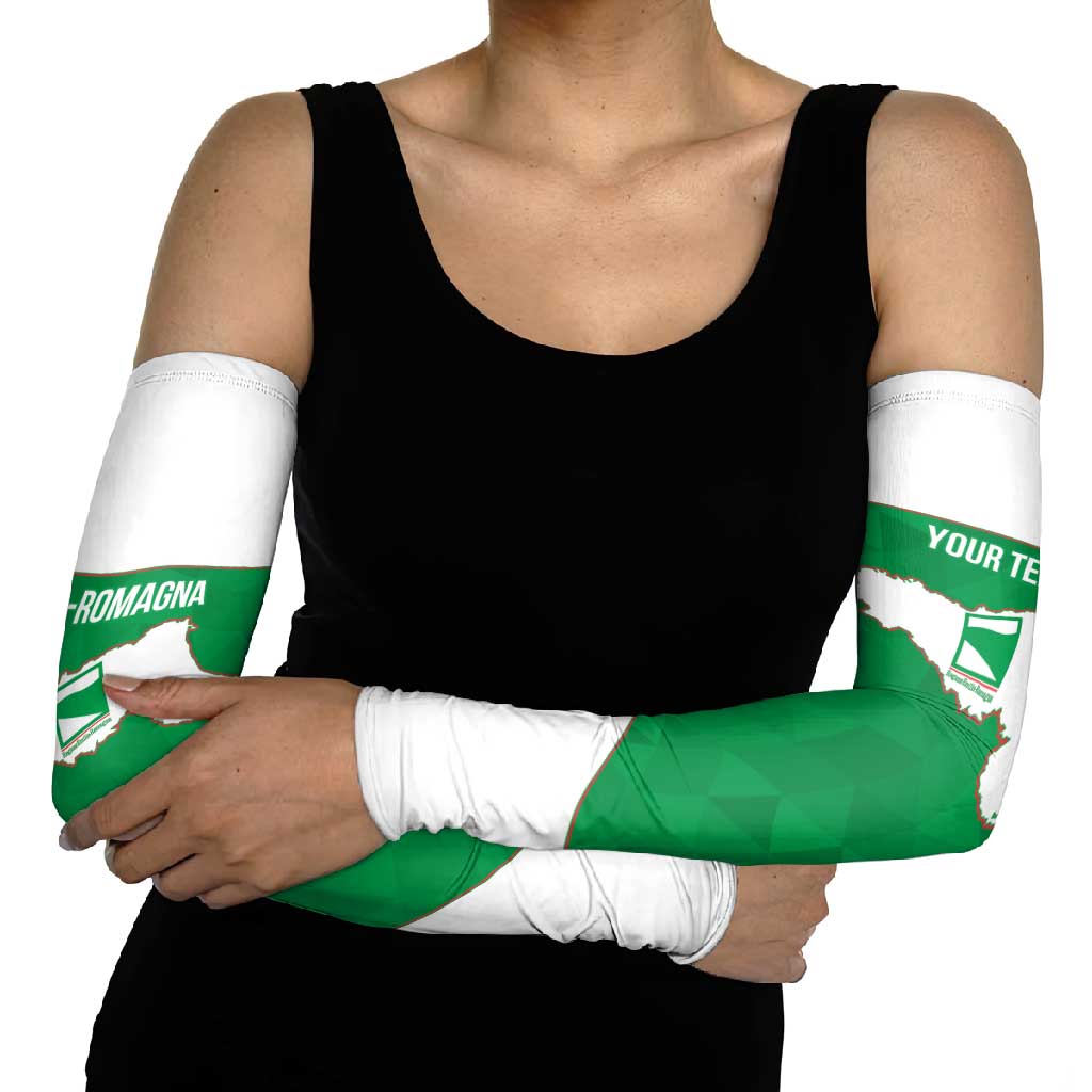 Personalized Italy Emilia-Romagna Arm Sleeves Inspiration Flags Style - Wonder Print Shop