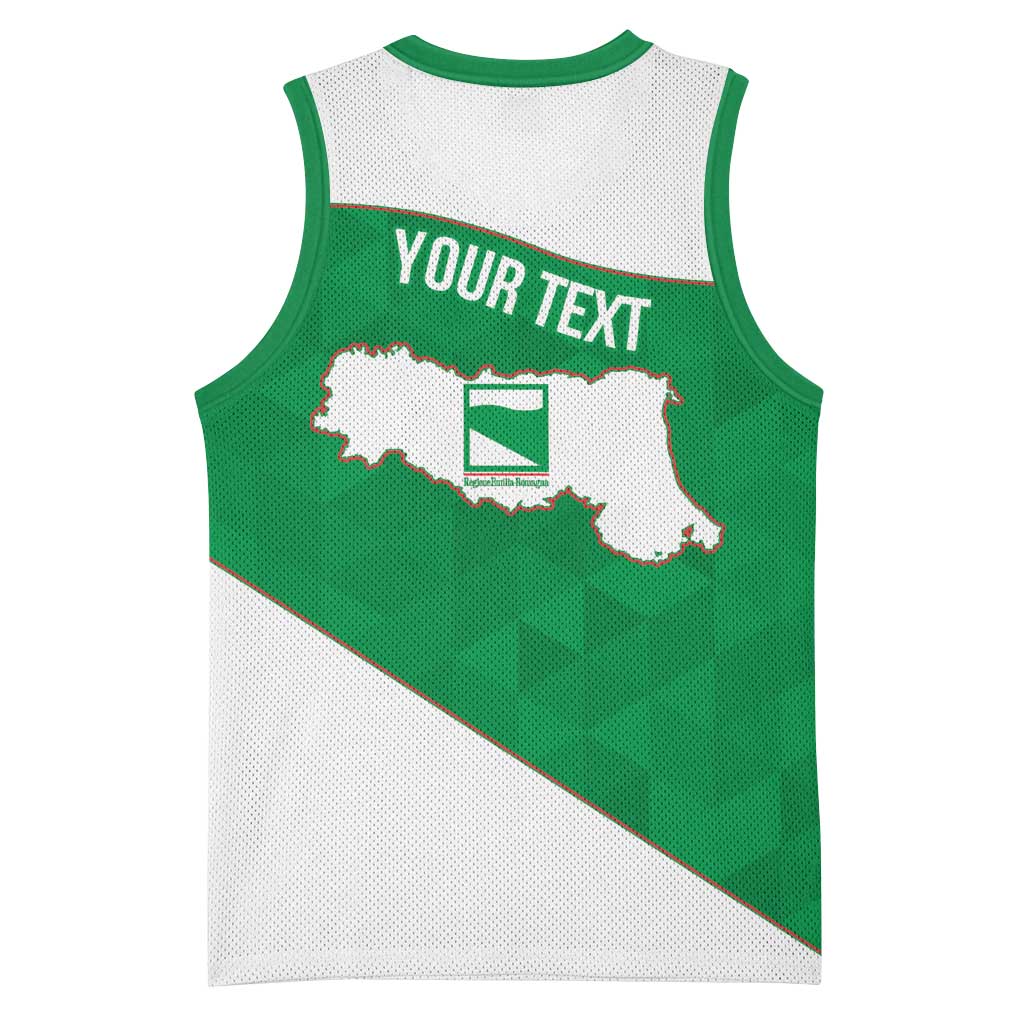 Personalized Italy Emilia-Romagna Basketball Jersey Inspiration Flags Style - Wonder Print Shop