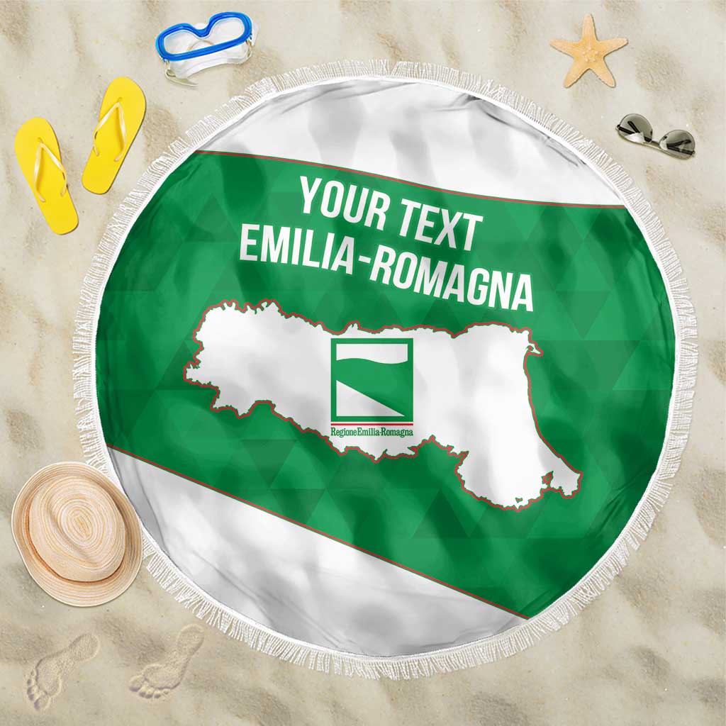 Personalized Italy Emilia-Romagna Beach Blanket Inspiration Flags Style