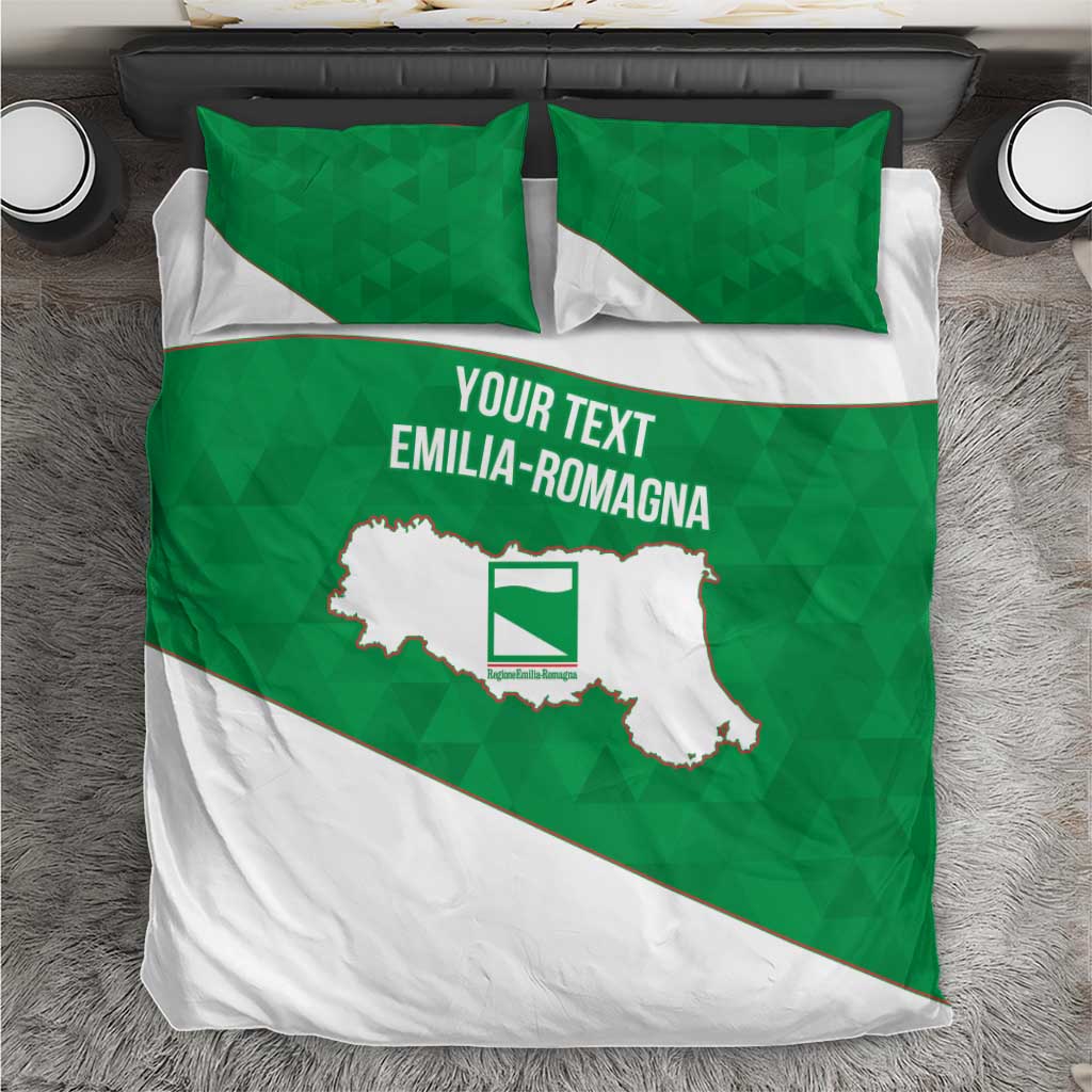 Personalized Italy Emilia-Romagna Bedding Set Inspiration Flags Style