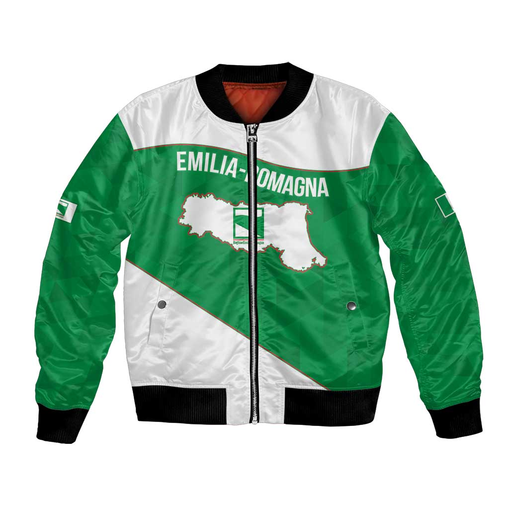 Personalized Italy Emilia-Romagna Bomber Jacket Inspiration Flags Style
