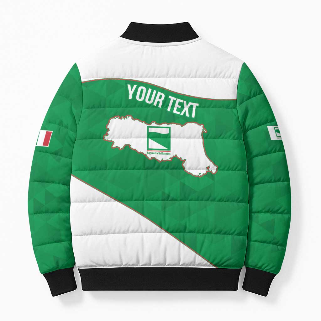 Personalized Italy Emilia-Romagna Bomber Puffer Jacket Inspiration Flags Style - Wonder Print Shop