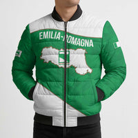 Personalized Italy Emilia-Romagna Bomber Puffer Jacket Inspiration Flags Style - Wonder Print Shop