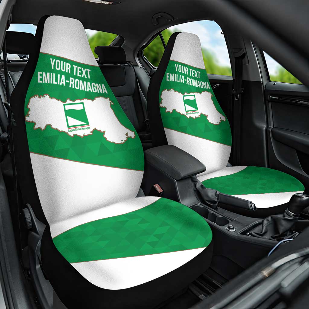 Personalized Italy Emilia-Romagna Car Seat Cover Inspiration Flags Style