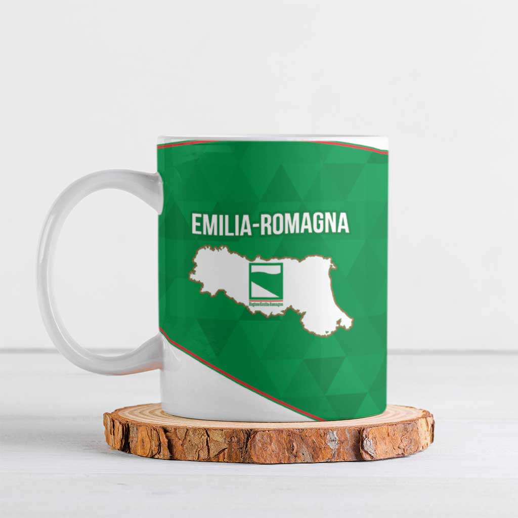 Personalized Italy Emilia-Romagna Ceramic Mug Inspiration Flags Style - Wonder Print Shop