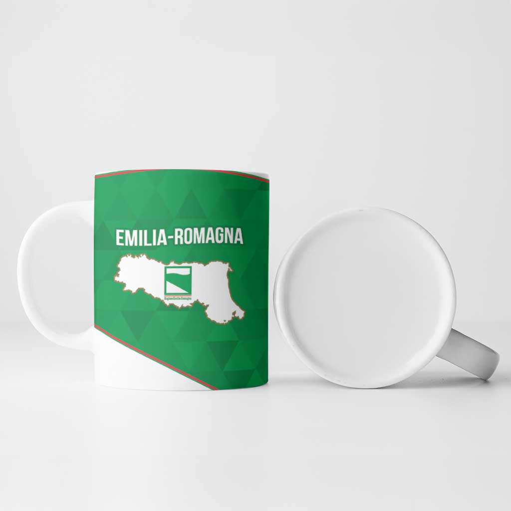 Personalized Italy Emilia-Romagna Ceramic Mug Inspiration Flags Style - Wonder Print Shop