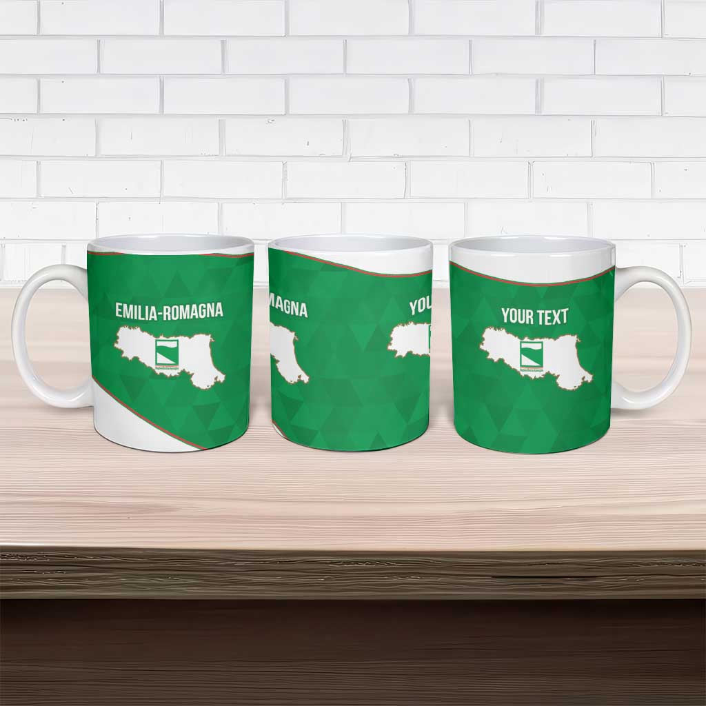 Personalized Italy Emilia-Romagna Ceramic Mug Inspiration Flags Style - Wonder Print Shop