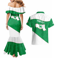 Personalized Italy Emilia-Romagna Couples Matching Mermaid Dress and Hawaiian Shirt Inspiration Flags Style