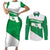 Personalized Italy Emilia-Romagna Couples Matching Short Sleeve Bodycon Dress and Long Sleeve Button Shirt Inspiration Flags Style