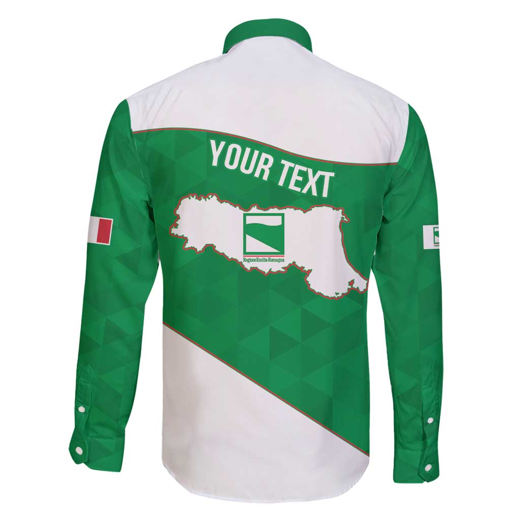 Personalized Italy Emilia-Romagna Family Matching Long Sleeve Bodycon Dress and Hawaiian Shirt Inspiration Flags Style