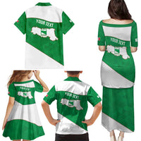 Personalized Italy Emilia-Romagna Family Matching Puletasi and Hawaiian Shirt Inspiration Flags Style