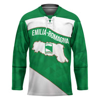 Personalized Italy Emilia-Romagna Hockey Jersey Inspiration Flags Style - Wonder Print Shop