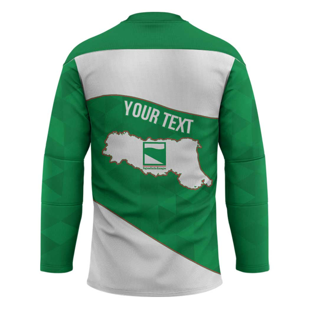 Personalized Italy Emilia-Romagna Hockey Jersey Inspiration Flags Style - Wonder Print Shop