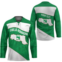 Personalized Italy Emilia-Romagna Hockey Jersey Inspiration Flags Style - Wonder Print Shop