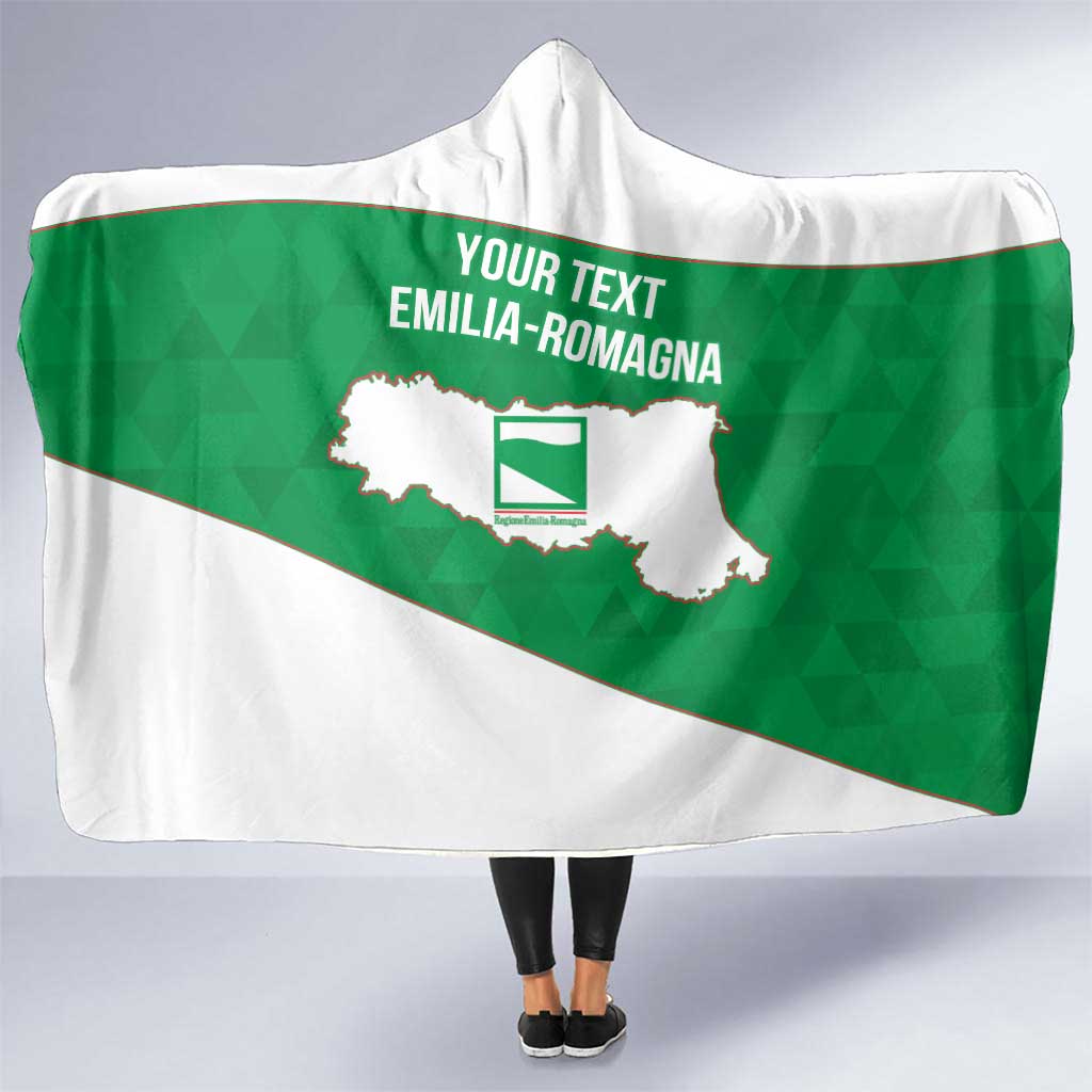 Personalized Italy Emilia-Romagna Hooded Blanket Inspiration Flags Style