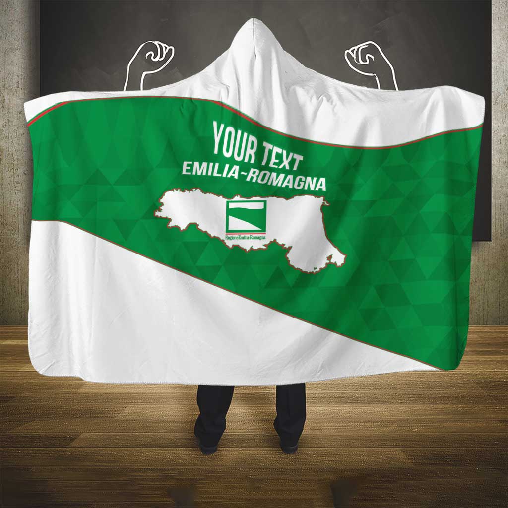 Personalized Italy Emilia-Romagna Hooded Blanket Inspiration Flags Style