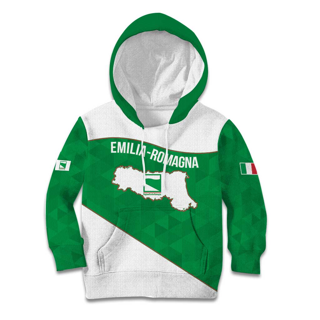 Personalized Italy Emilia-Romagna Kid Hoodie Inspiration Flags Style
